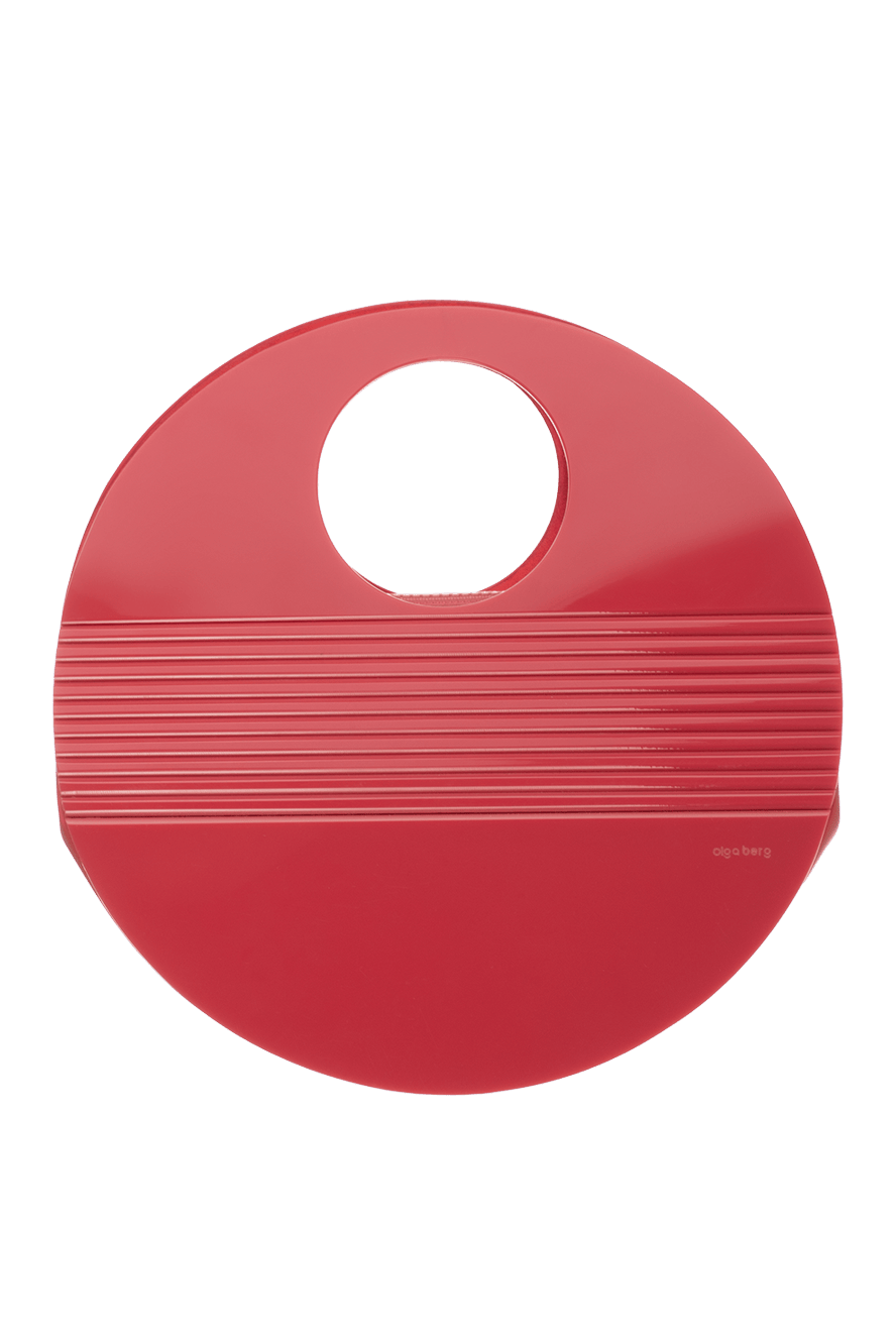 Olga Berg women's red round bag 143033 — Women bags Domino