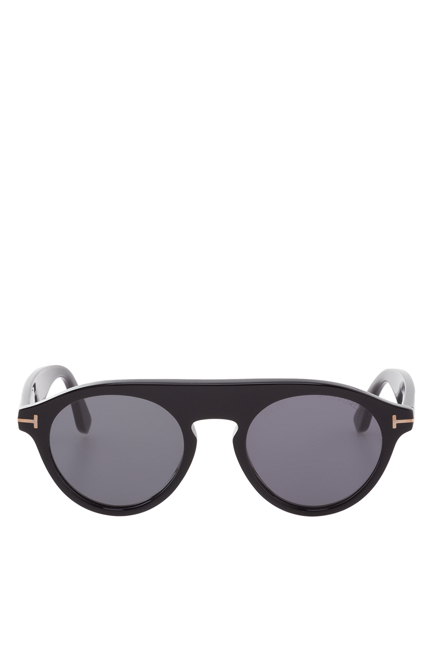 小物 TOMFORD sunglasses archive y2k BLACK Tom Ford vintage style glasses with thick frame and round shapes