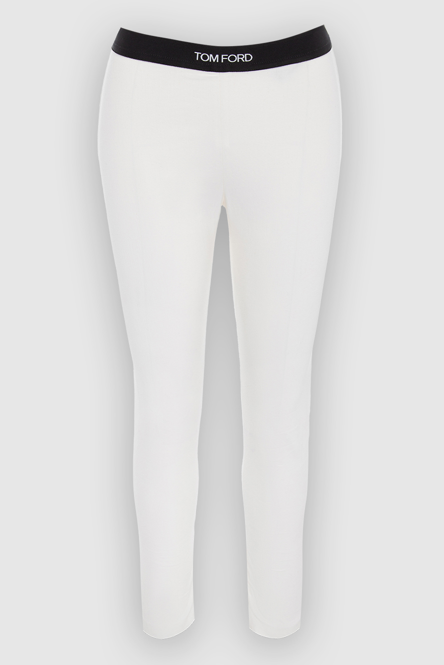 TOM FORD シルクコットンタイ ホワイト TOM FORD シルクコットンタイ ホワイト