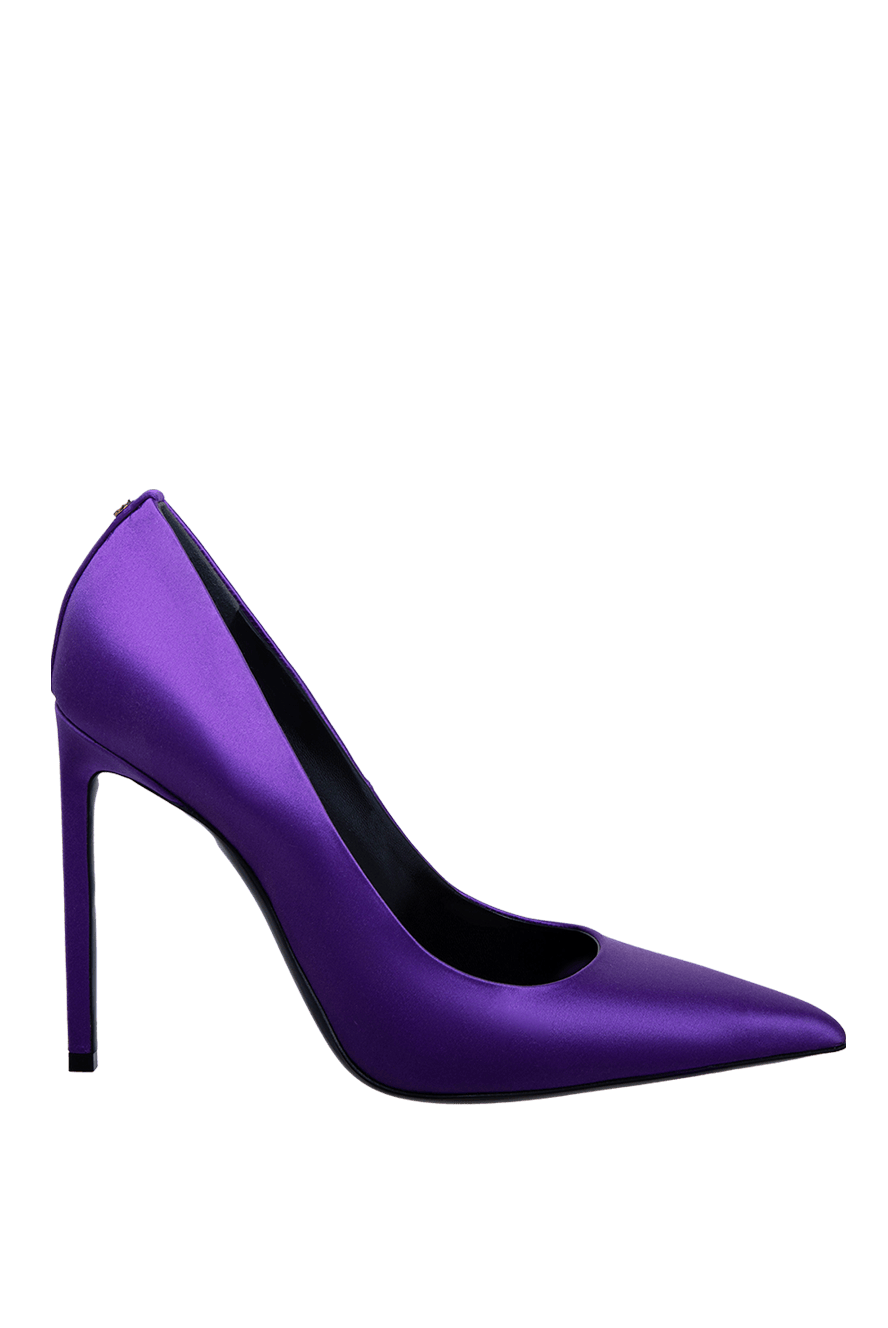 TOM FORD 紫 サテン ポインテッドトゥ ハイヒール TOM FORD 紫 サテン ポインテッドトゥ ハイヒール