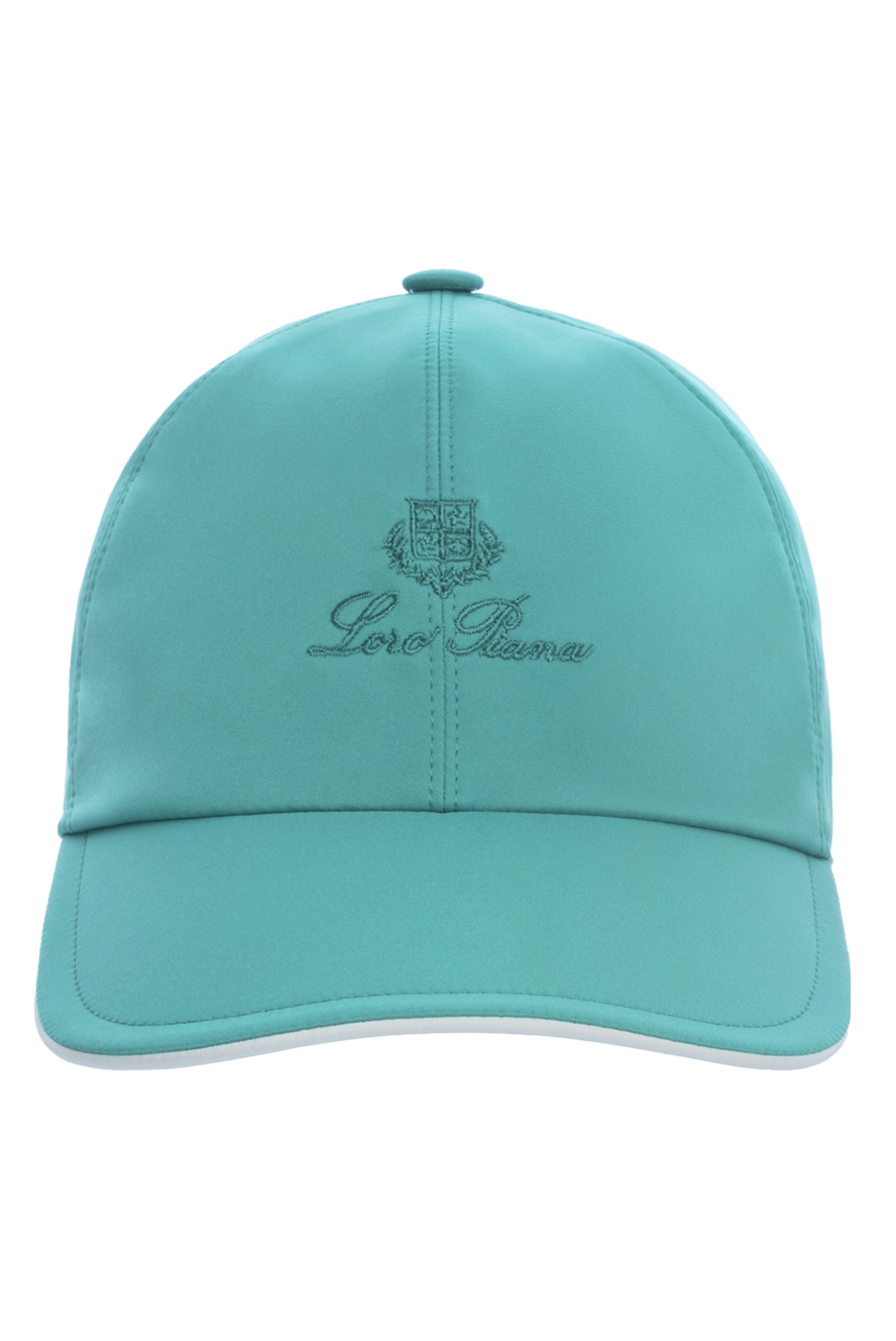 Loro Piana green polyester cap for men 169642 — Men cap | Domino