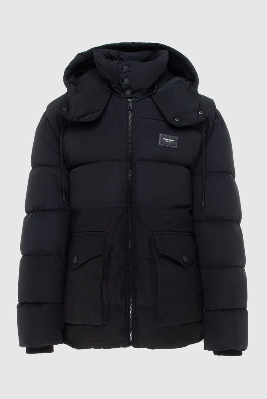 【関税＆送料込み】Dolce & Gabbana Black Down Jacket Dolce & Gabbana/ドルチェ＆ガッバーナ｜ブラック ダウン ジャケット