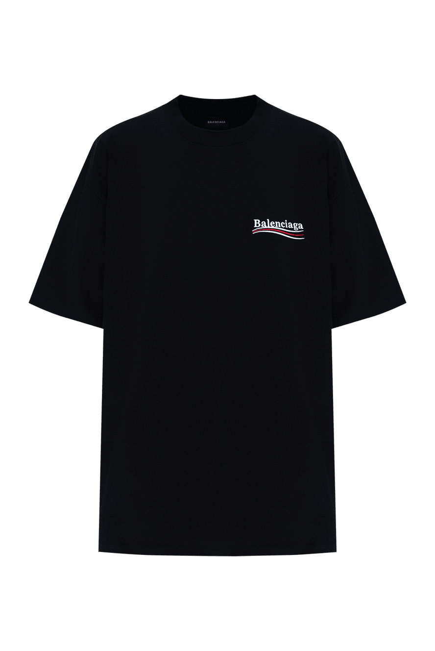 ★関税込み★ BALENCIAGA BLACK COTTON T-SHIRT Balenciaga Black Cotton T-Shirt Balenciaga