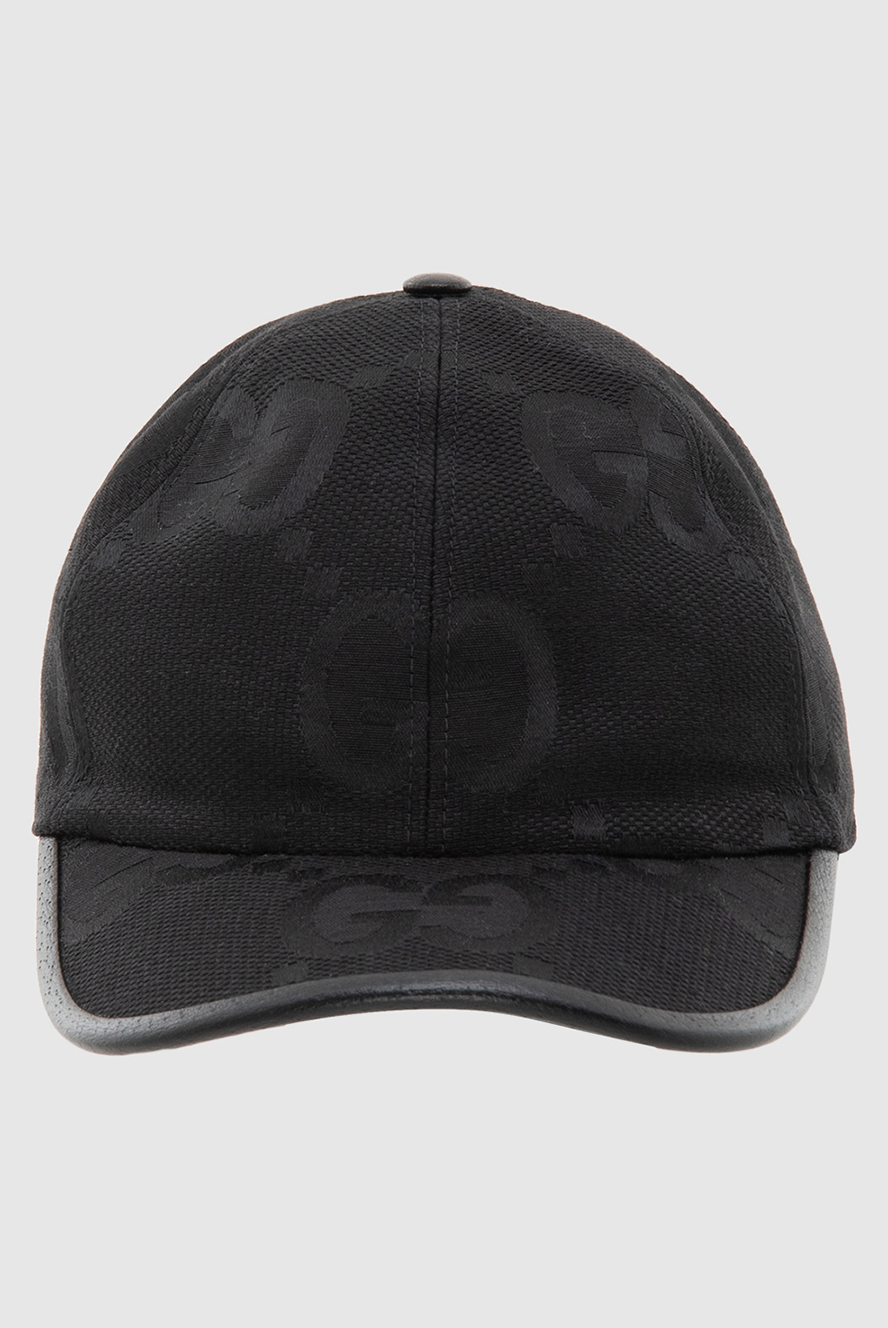 Gucci black cotton and nylon cap for men 174025 — Men cap