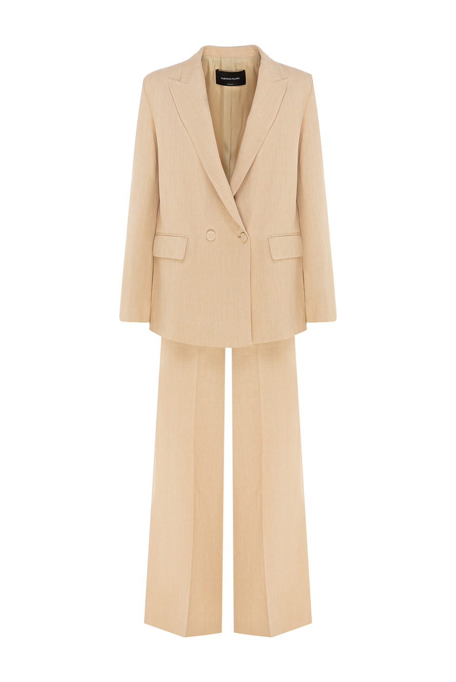 スーツ FABIANA FILIPPI Women Suit Jackets GCD220W209C4881165 Brown Fabiana Filippi Blazer Jacket In Brown | ModeSens