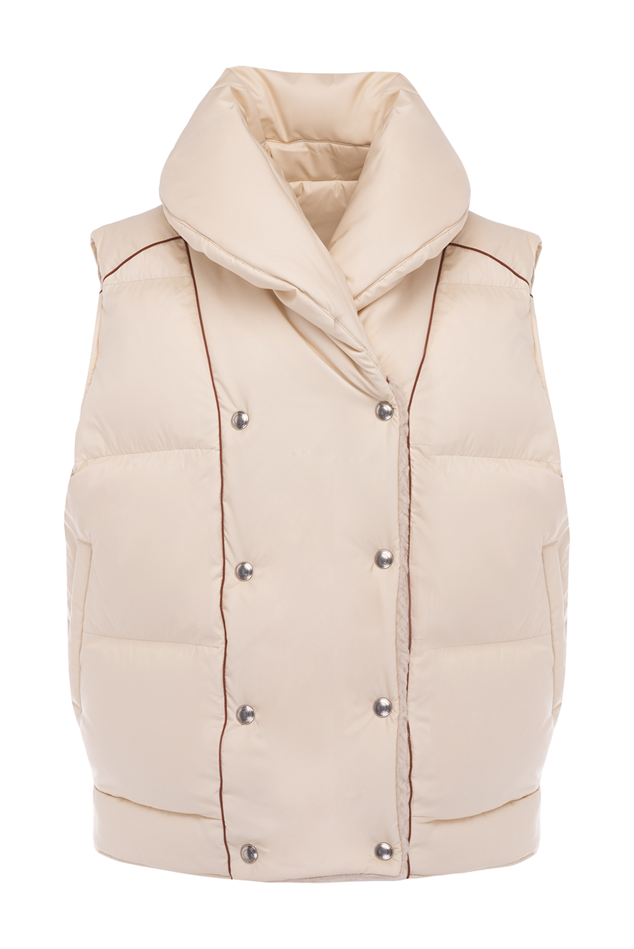 トップス SUNSEA LINEN VEST-Reversible-/Line Beige トップス SUNSEA LINEN VEST-Reversible-/Line Beige トップス SUNSEA