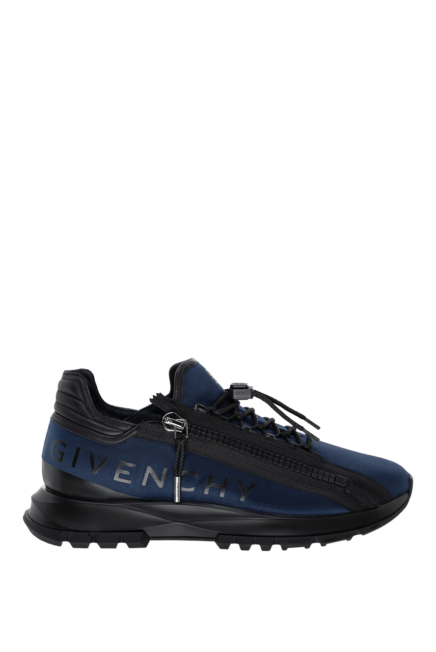 スニーカー GIVENCHY Men Sneakers BH00AFH1UE 401 BLUE Givenchy blue polyester and polyamide sneakers for men