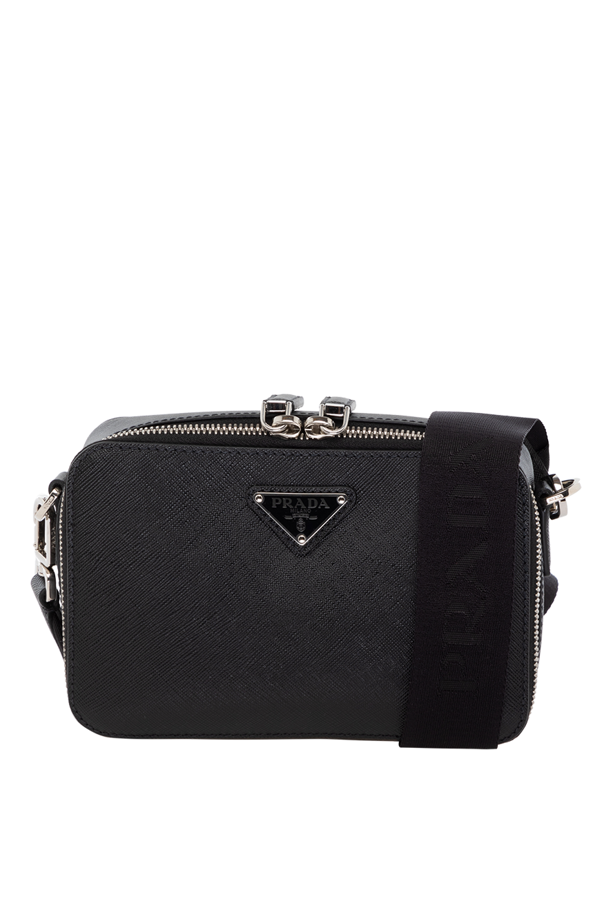 PRADA バック Prada Shoulder Bag: Black Quilted Leather