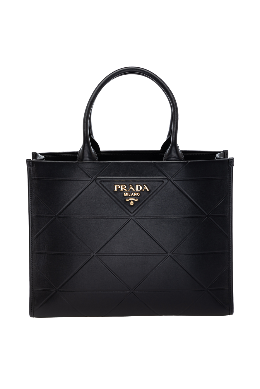 Prada black women's genuine leather bag 178705 — Women bags