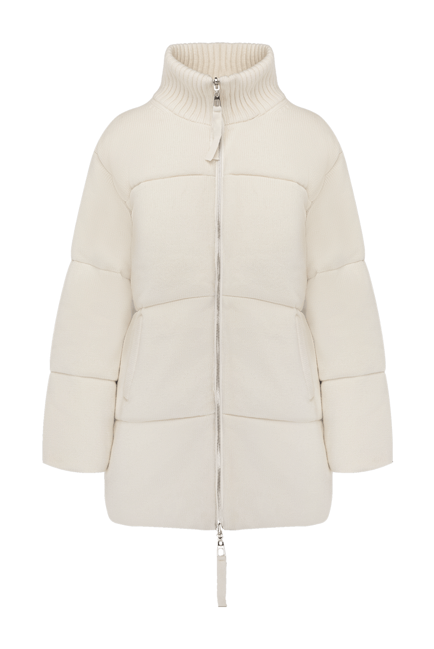 P.A.R.O.S.H. jacket for women white made of wool 179803