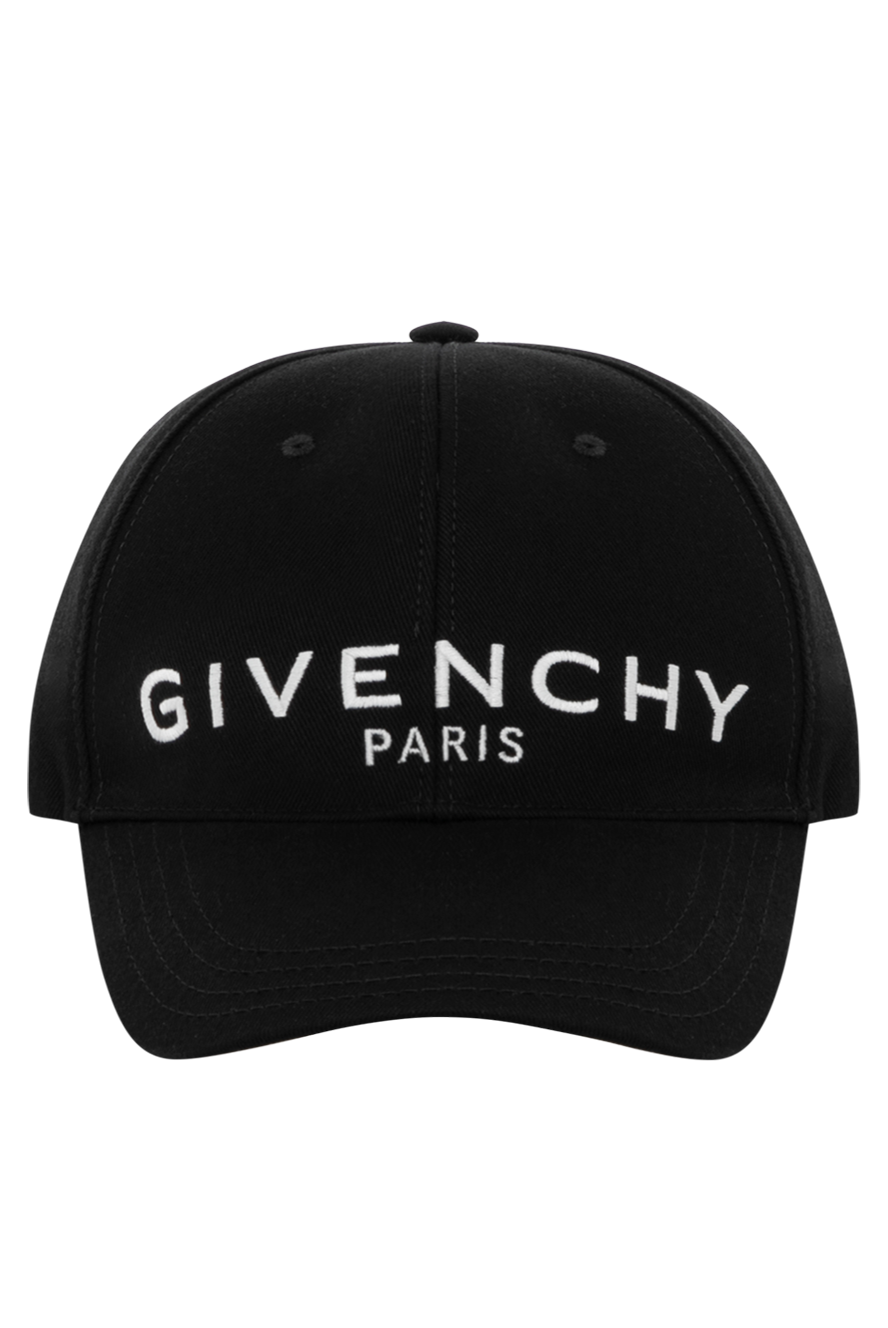 Givenchy men's black cap made of cotton and acrylic 180745 — Men