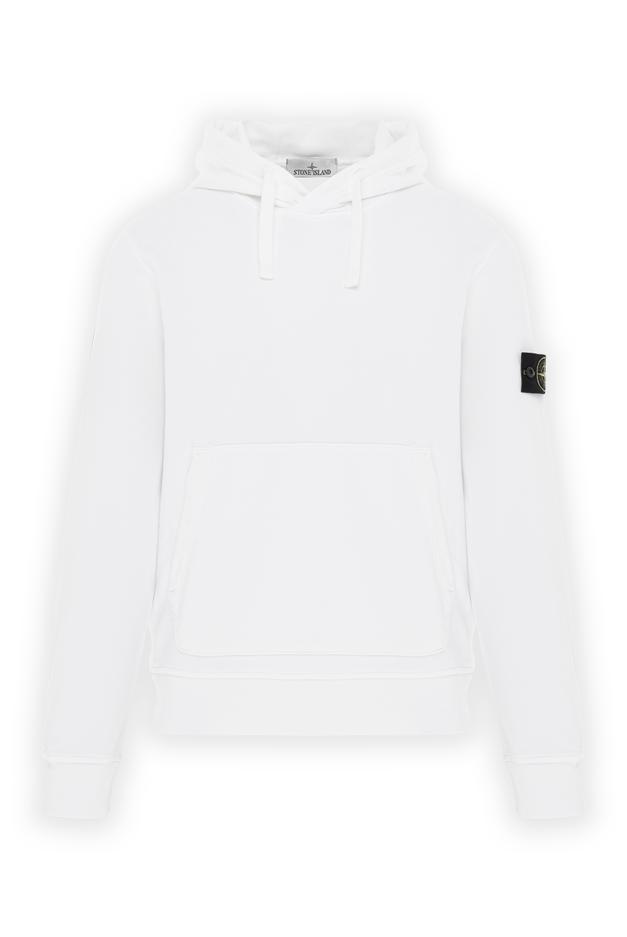 【VIP価格★関税込】Stone /Organic cotton fleece hoodie 関税込☆VIP価格【STONE ISLAND】ORGANIC COTTON FLEECE