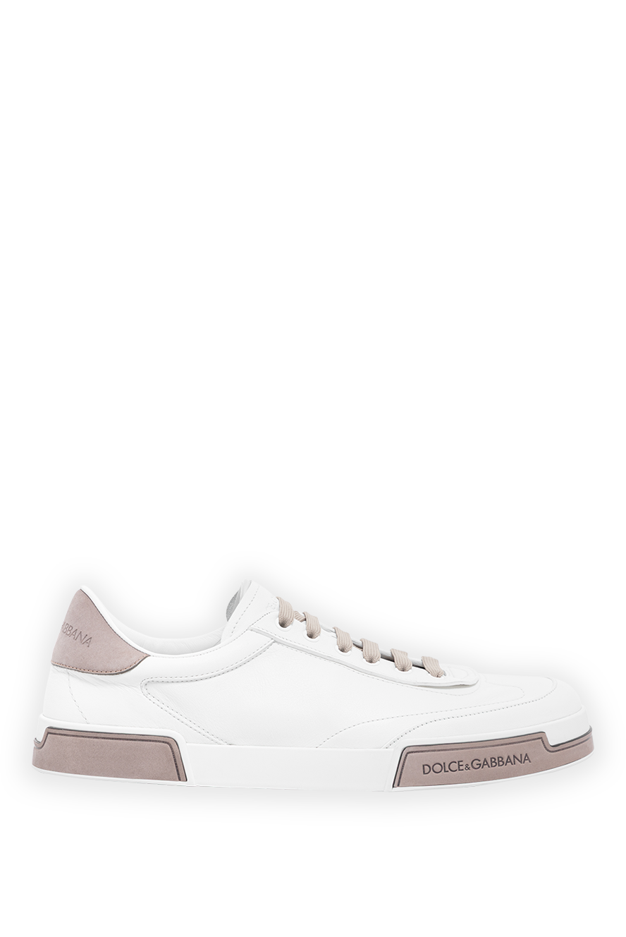 Dolce & Gabbana portofino yacht sneakers in crinkled calfskin