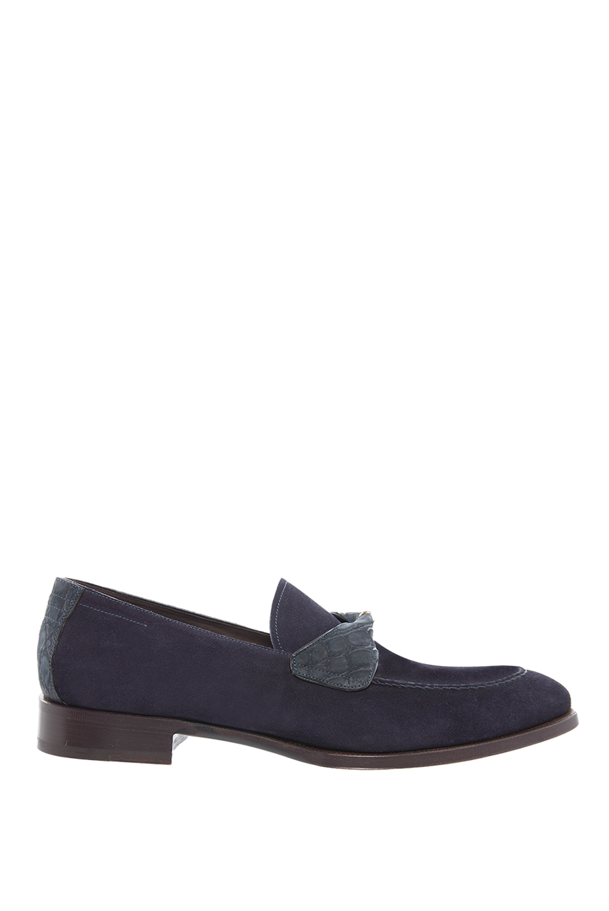 Max Verre gray suede loafers for men 115690 Men loafers Domino Online Store Ukraine
