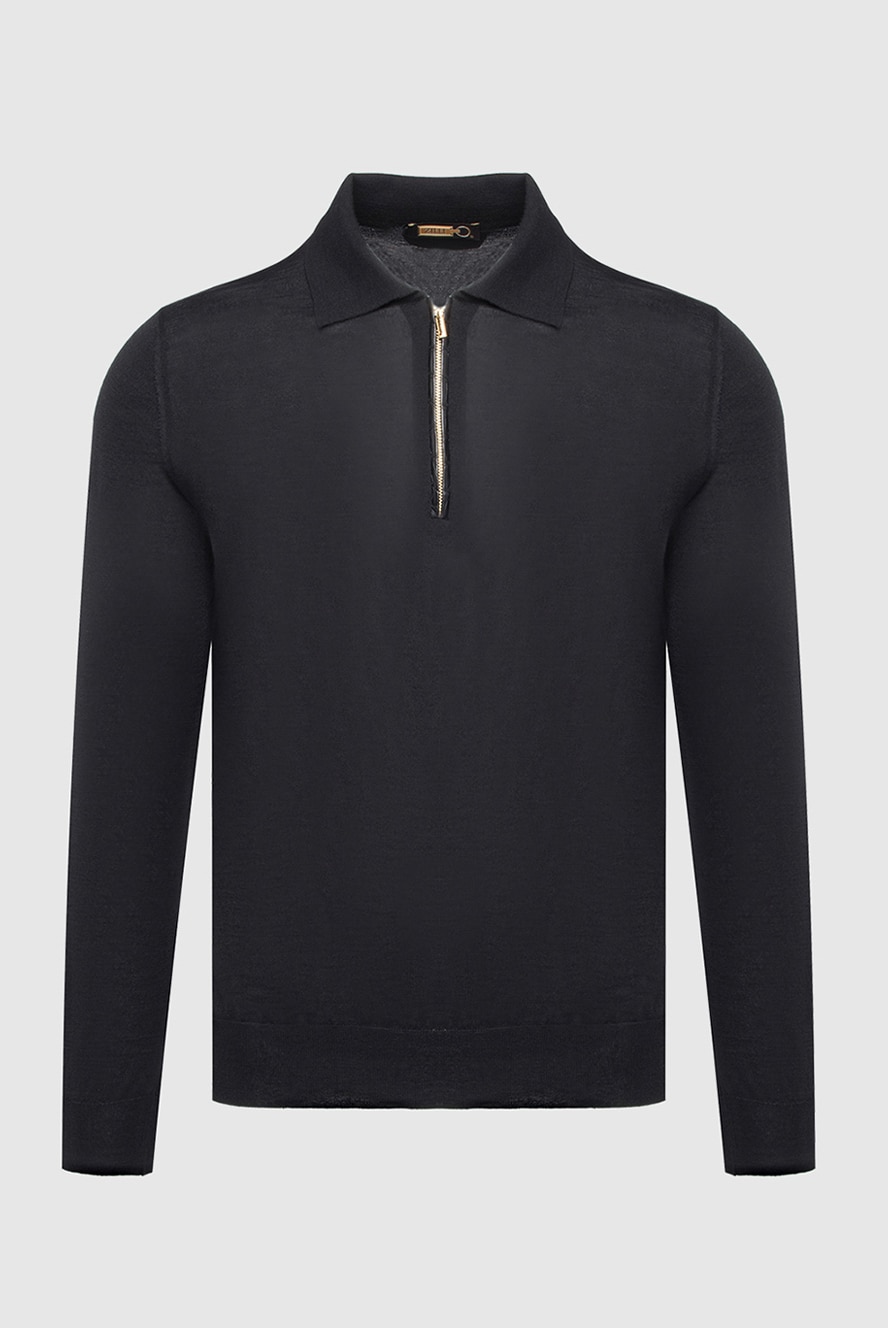 Long sleeve zip up polo on sale