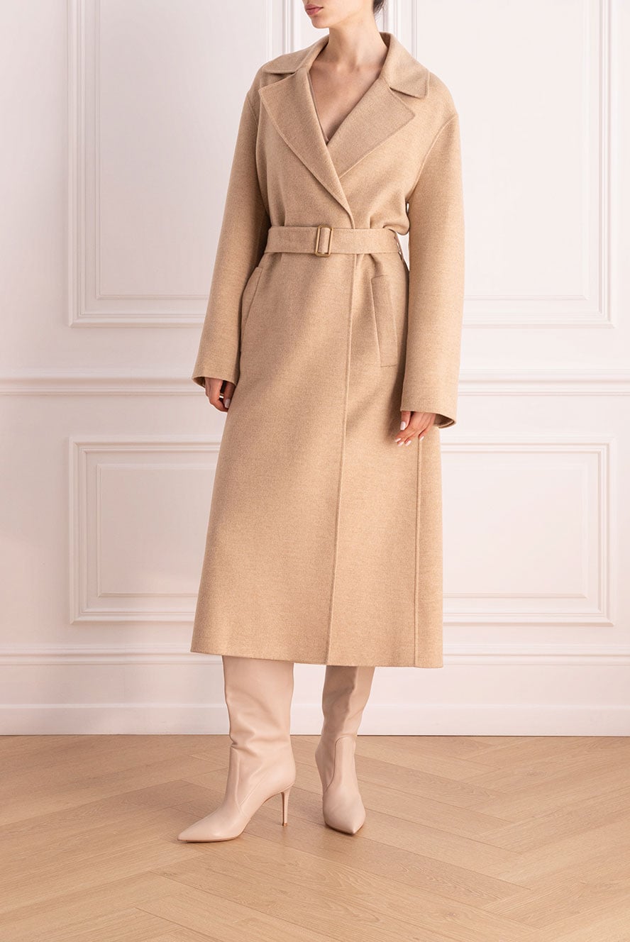 Loro Piana cashmere coat for women beige 169207 — Women