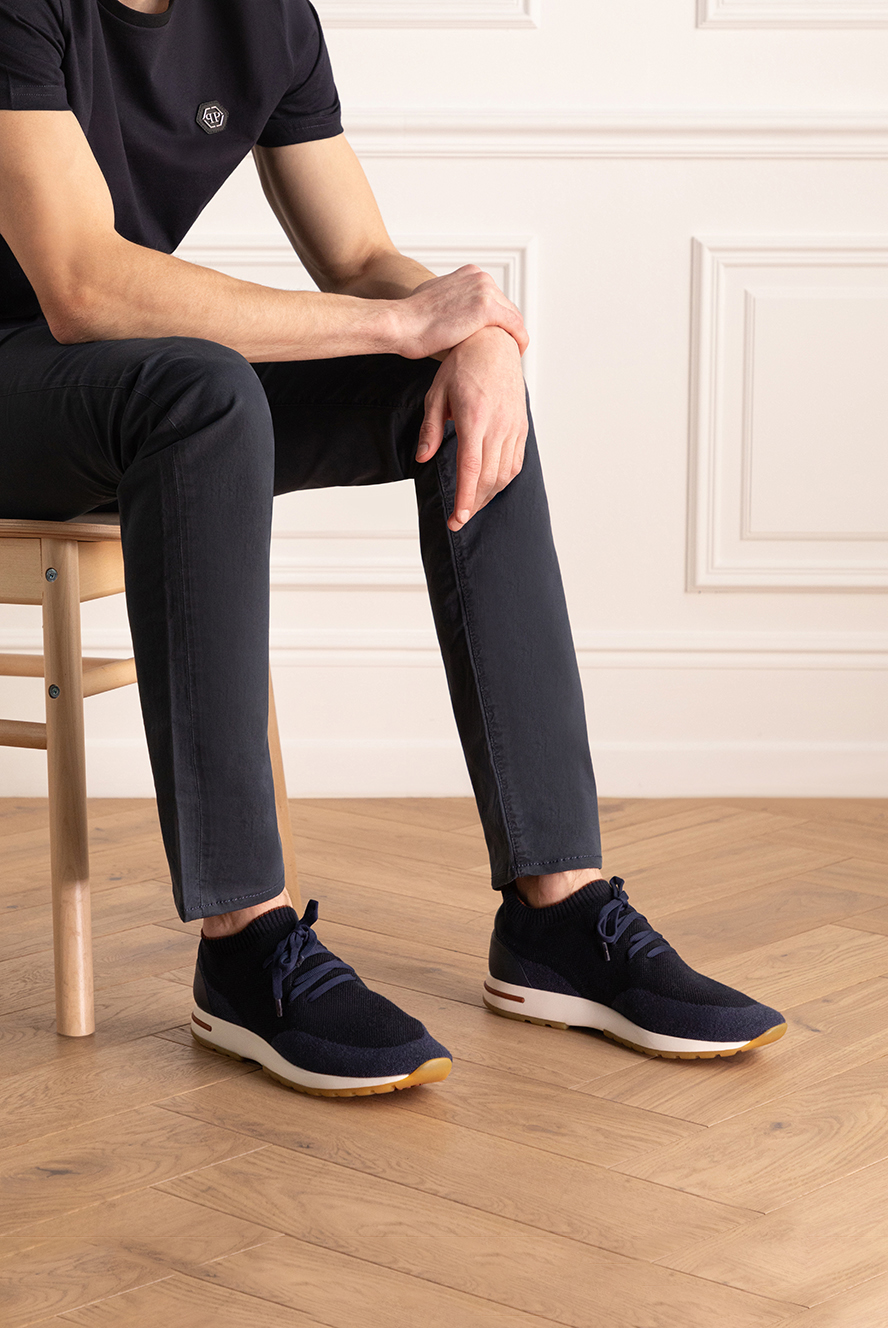 Loro Piana 360 LP Flexy Walk スニーカー 約26cm 360 LP Flexy Walk knit sneakers in green - Loro Piana Kids