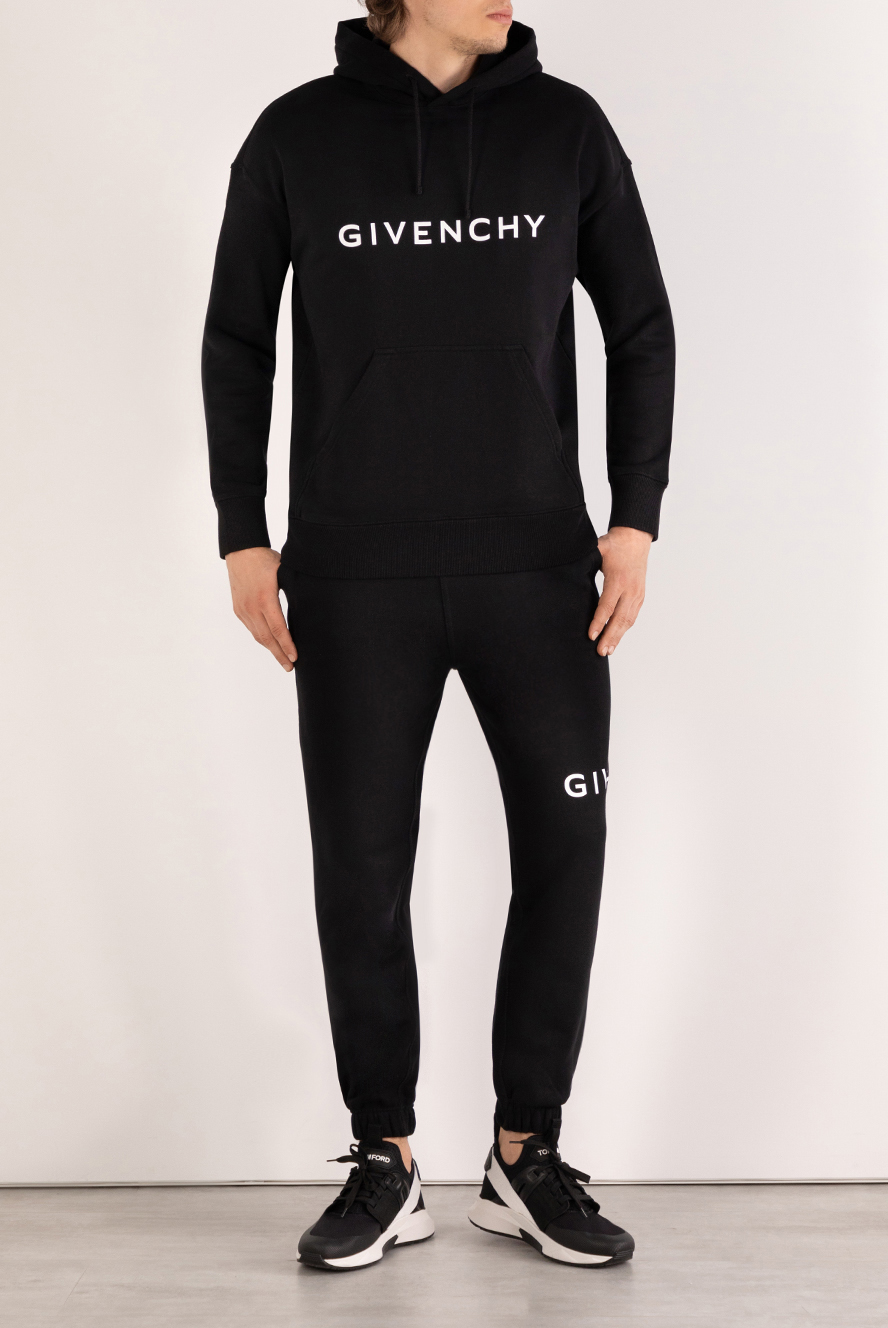 Givenchy black walking suit for men with a hood 180695 — Men