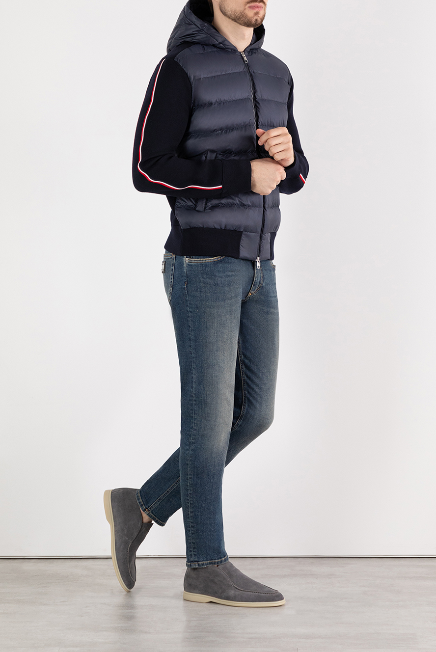 M*5様 大人もOK 12a Moncler Hattab navy MONCLER モンクレール ブルゾン/HATTAB レディース | レディース