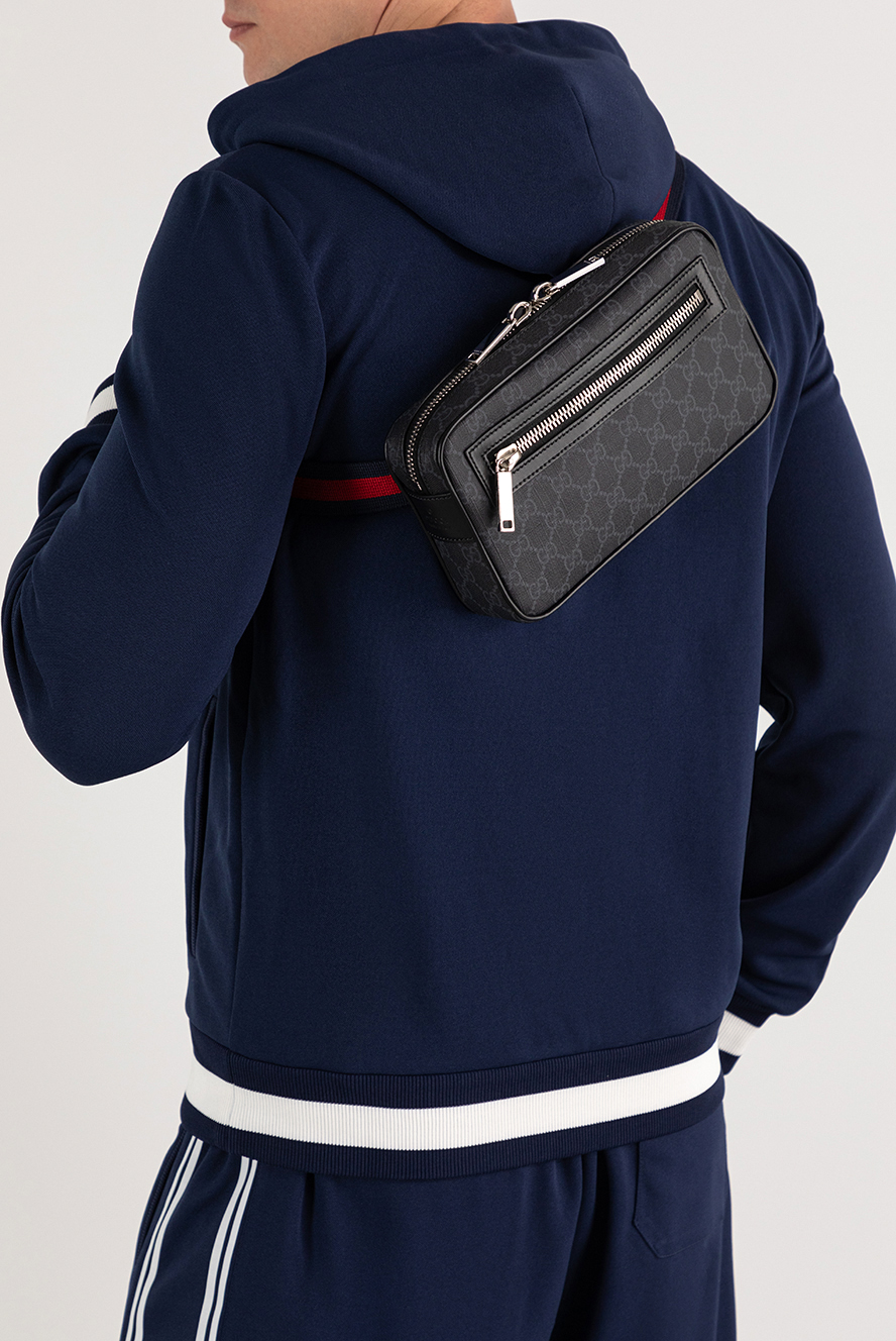 Gucci gg belt bag with zip pocket 185556 — Men belt bag | Domino