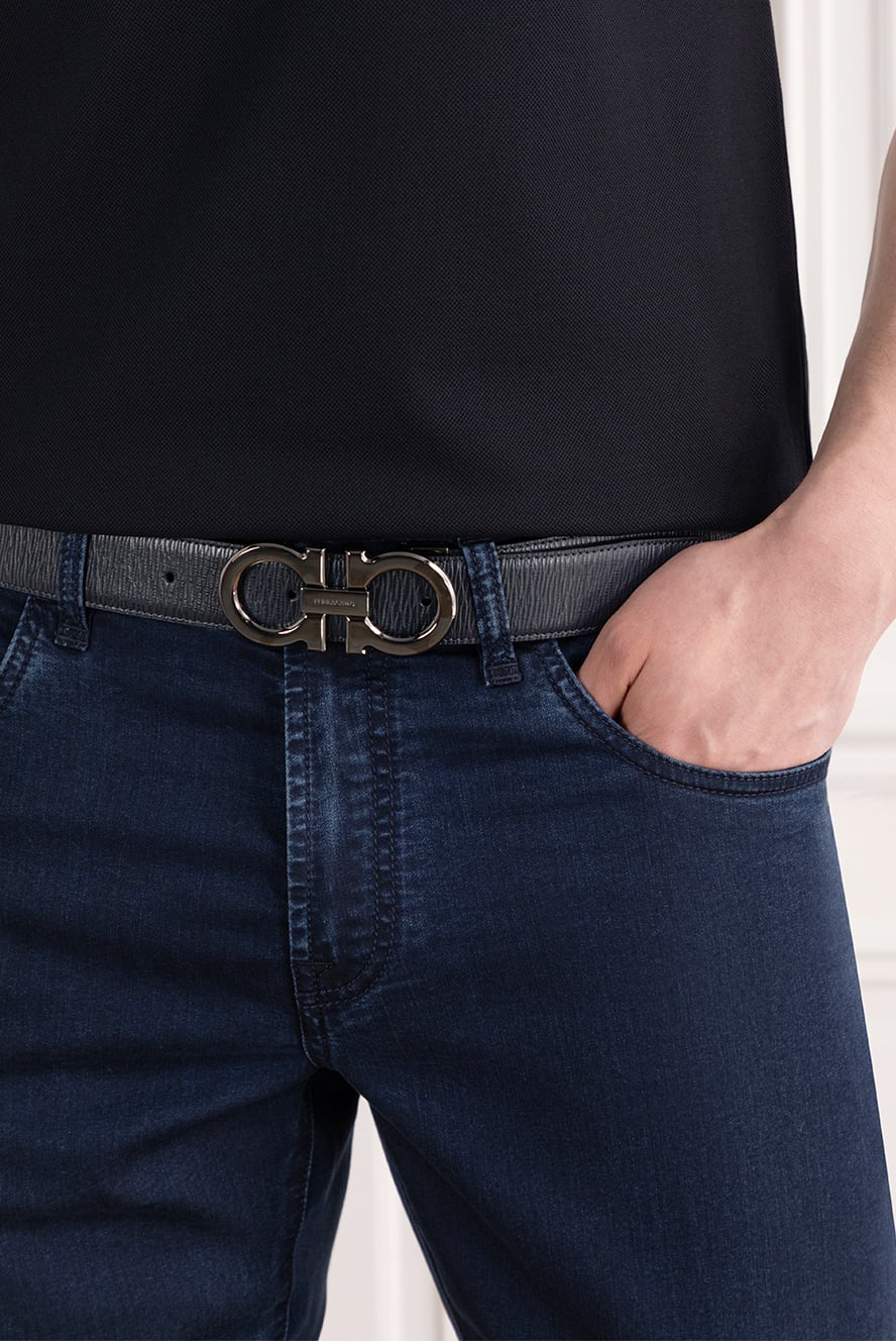 salvatore ferragamo double gancio belt