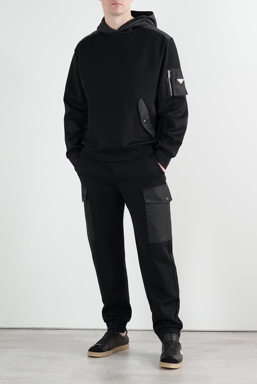 スーツ 1996aw prada jacket&slacks black(52) PRADA（プラダ