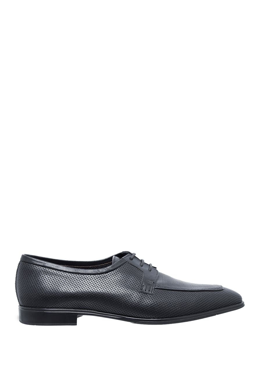 A.Testoni men s black leather shoes 997531 Men heels shoes Domino Online Store Ukraine