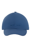 Kiton Cap made of cotton and nylon blue for men - 64% cotton, 36% nylon. Country of manufacture: Italy. Care: specialized cleaning - photo 1