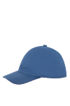 Kiton Cap made of cotton and nylon blue for men - 64% cotton, 36% nylon. Country of manufacture: Italy. Care: specialized cleaning - photo 3