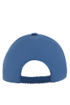 Cap made of cotton and nylon blue for men Kiton - 64% cotton, 36% nylon. Country of manufacture: Italy. Care: specialized cleaning - photo 4