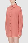 Zimmermann Women's long blouse terracotta - ramie. buttons. Country of manufacture: Italy. Care: specialized cleaning - photo 3