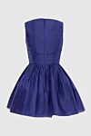 Purple women's mini dress with V-neckline Zimmermann - Decoration: V-neck, sleeveless, fixed waist band. linen, silk. hidden zipper. Country of manufacture: Italy. Care: specialized cleaning - photo 6