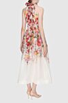 Women's dress white with red floral pattern Zimmermann - Decoration: floral pattern, sleeveless, halter collar, elastic waistband. linen, silk. Country of manufacture: Italy. Care: specialized cleaning - photo 4