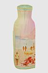 Zimmermann Women's yellow midi dress with beach print - Decoration: strapless, decoration on the edges, cut on the side, beach print. cotton, linen. hidden zipper. Country of manufacture: Italy. Care: specialized cleaning - photo 7