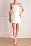 Women's white mini bustier dress with lace Zimmermann - strapless, regilin decor. cotton, linen. hidden zipper. Country of manufacture: Italy. Care: specialized cleaning - photo 2