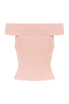 Zimmermann Women's top pink - 74% viscose, 24% polyamide, 2% elastane. Country of manufacture: Italy. Care: specialized cleaning - photo 1