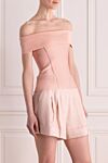 Zimmermann Women's top pink - 74% viscose, 24% polyamide, 2% elastane. Country of manufacture: Italy. Care: specialized cleaning - photo 3