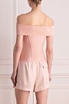 Women's top pink Zimmermann - 74% viscose, 24% polyamide, 2% elastane. Country of manufacture: Italy. Care: specialized cleaning - photo 4