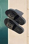 Men's black rubber flip flops Dolce & Gabbana - brand logo. 100% rubber. Country of manufacture: Italy. Care: specialized cleaning - photo 8