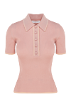 Zimmermann Blouse pink for women - edging. 69% viscose, 24% polyamide, 7% metallized thread. Closure: buttons. Country of manufacture: Italy. Care: specialized cleaning - photo 1