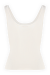 Women's top white Zimmermann - 76% viscose, 21% polyamide, 2% elastane. Country of manufacture: Italy. Care: specialized cleaning - photo 6