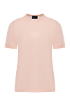 Kiton Pink cotton T-shirt for men - Composition: 100% cotton. Country of manufacture: Italy. Care: specialized cleaning - photo 1