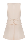 Zimmermann Women's beige wool and silk suit with shorts - 92% wool, 8% silk. two side pockets. Closure: buttons. Country of manufacture: Italy. Care: specialized cleaning - photo 7