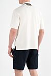 Short sleeve polo shirt in crepe cotton jersey Stone Island - brand logo. 100% cotton. Closure: buttons. Country of manufacture: Italy. Care: specialized cleaning - photo 4