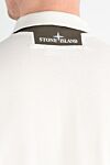 Short sleeve polo shirt in crepe cotton jersey Stone Island - brand logo. 100% cotton. Closure: buttons. Country of manufacture: Italy. Care: specialized cleaning - photo 6