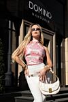 Солнцезащитные очки Panthere с гладкой платиновой отделкой Cartier - фигурка пантеры на дужке. 100% металл. Линзы: градиентные серые линзы. Страна производитель: Франція. Уход: специализированная чистка - фото 8