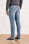 Blue men's cotton jeans with vintage effect Jacob Cohen - brand logo. . 99% cotton, 1% elastane. button, zipper. five pockets. Country of manufacture: Italy. Care: specialized cleaning - photo 4