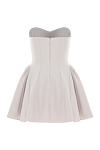 Khela Crush Chronicles Draped Mini Dress in White - draped fabric. 90% polyester, 10% elastane. Fastener: hidden zipper at the back.. Country of manufacture: Italy. Care: specialized cleaning - photo 7