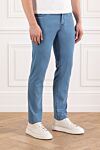 Scissor Scriptor Jacob Cohen men's cotton jeans with a neat stone wash and black patch - 69% lyocell, 28% polyester, 3% polyurethane. button, zipper. two side, two back, one pocket for small items. Country of manufacture: Italy. Care: specialized cleaning - photo 3