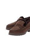 Loafers, Moccasins Santoni - Country of manufacture: Italy. Care: specialized cleaning - photo 4